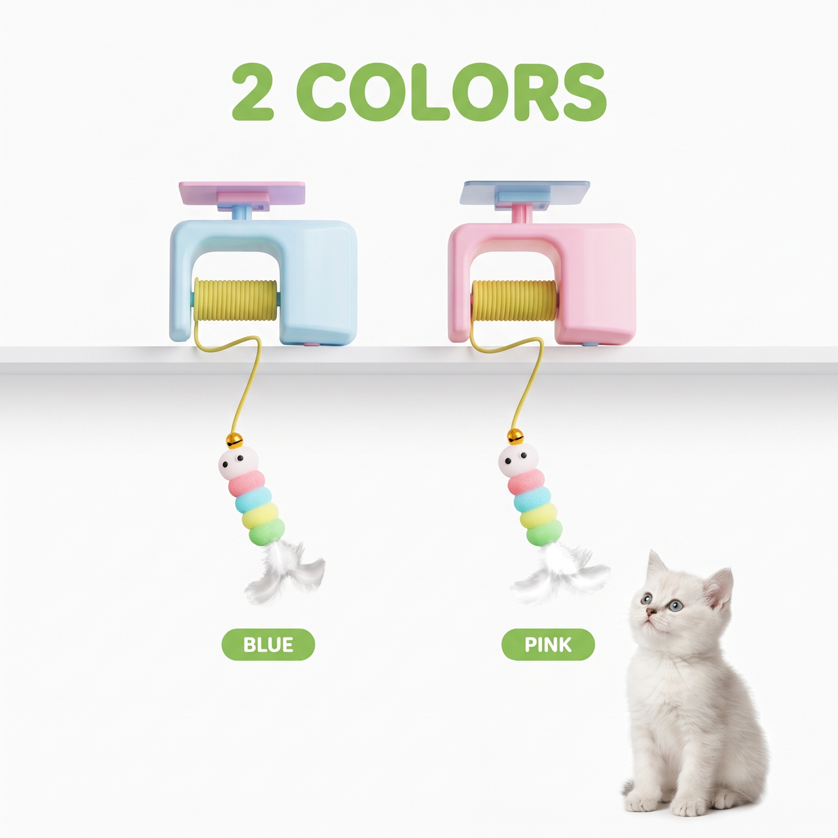 Zoomie Bug available in blue and pink